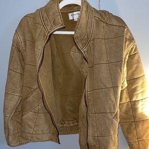 Free people dupe quilted jacket
